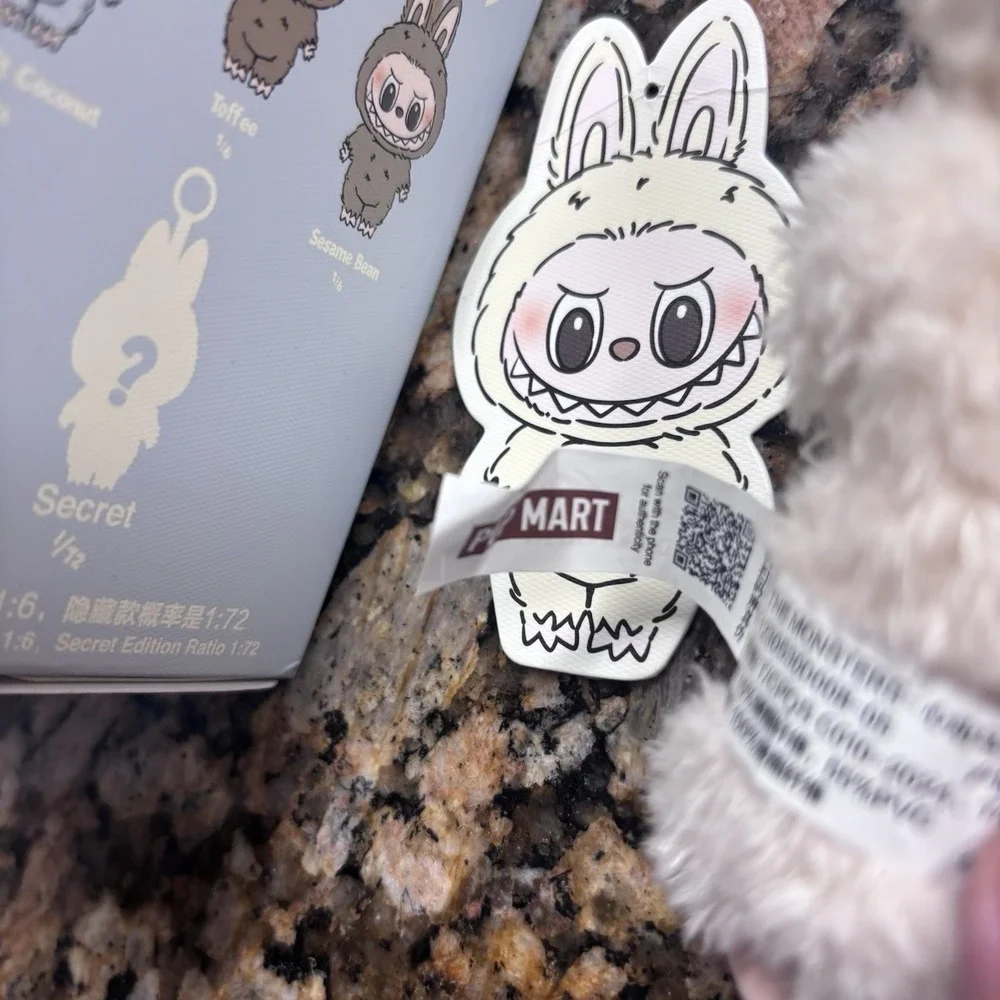 Popmart Labubu THE MONSTERS Exciting Macaron - Soymilk